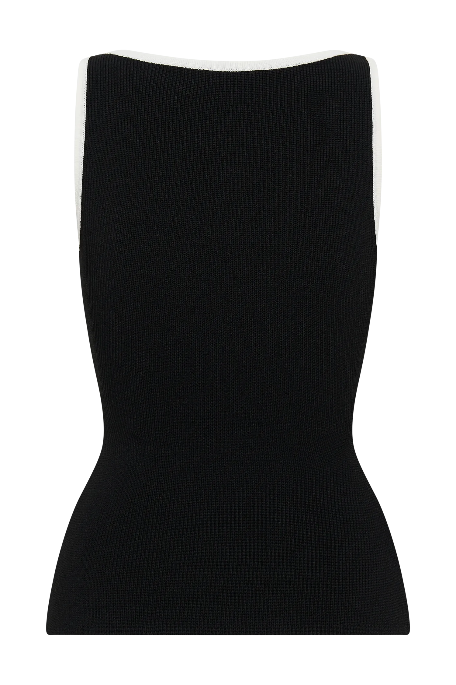 Sawyer Longline Top - Black/White