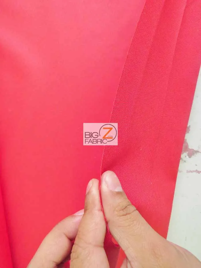 Solid Canvas Outdoor Anti-UV Waterproof Fabric / Red / Sold By The Yard