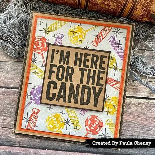 Tim Holtz Cling Stamps 7"X 8.5" - Bold Frights*