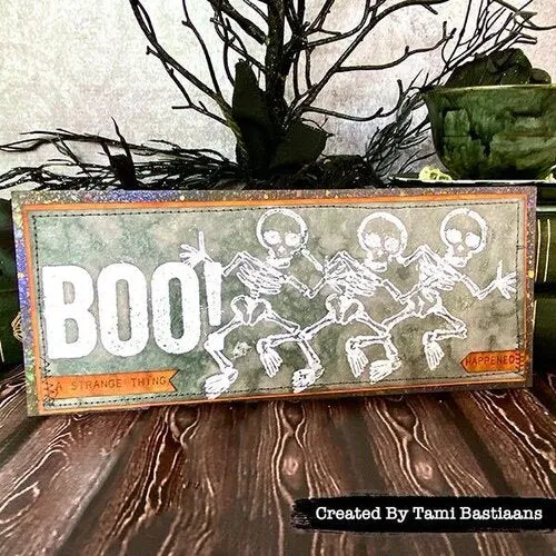 Tim Holtz Cling Stamps 7"X 8.5" - Bold Frights*