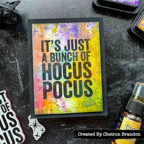 Tim Holtz Cling Stamps 7"X 8.5" - Bold Frights*
