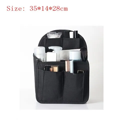 Travel Backpack liner Organizer Insert Bag in Bag Compartment sorting bag packing cubes Handbag Storage Travel accessories