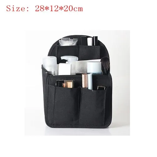Travel Backpack liner Organizer Insert Bag in Bag Compartment sorting bag packing cubes Handbag Storage Travel accessories