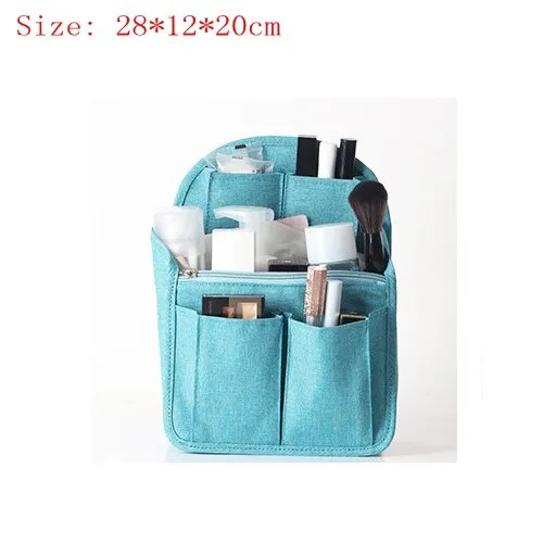 Travel Backpack liner Organizer Insert Bag in Bag Compartment sorting bag packing cubes Handbag Storage Travel accessories