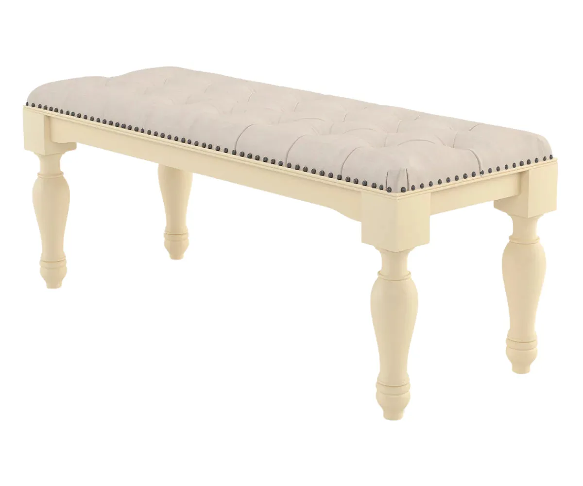 Velostine Dining Table with Bench and Chairs Set