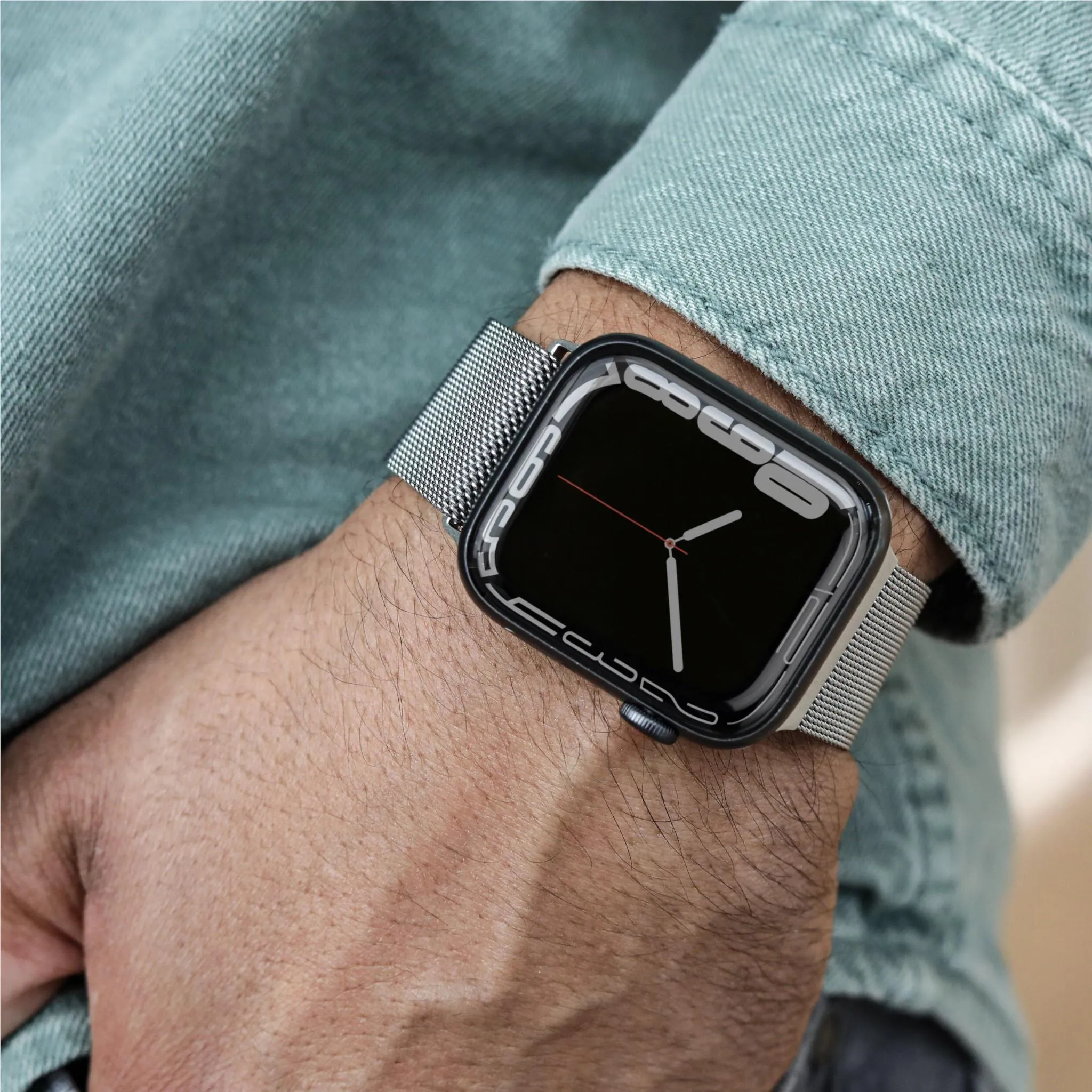 Vonmahlen Milanese Loop for Apple Watch 38/41mm (Silver)