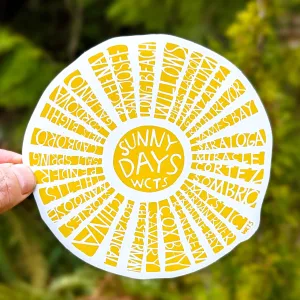 Westcoastees Sunny Days Sticker