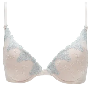 White nights push up bra